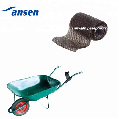 Industrial Repair Bandage Armored Cast Wrap Fiber Tape Pressure Resistant Pipe Repair Tape Wrap