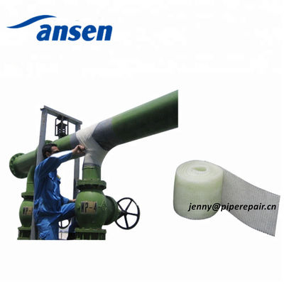 Industrial Repair Bandage Armored Cast Wrap Fiber Tape Pressure Resistant Pipe Repair Tape Wrap