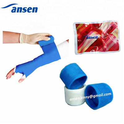 Orthopeidc Polyurethane Resin Water Activated fiberglass synthetic casts tape replace plaster bandage