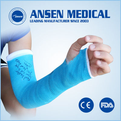 Waterproof Fiberglass Bandage for Medical Orthopedic Synthetic Polyester Casting Tape
