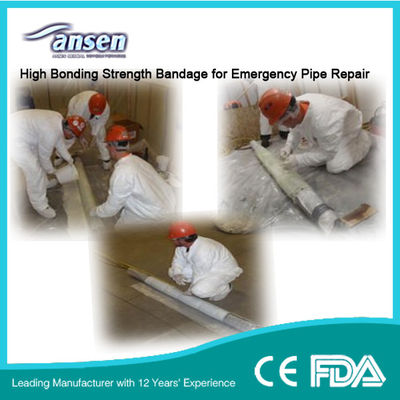 PVC Pipe Repair Fiberglass Kit with Water Activated Tape to Reinforce Pipes