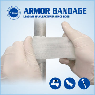 Water Activated Fiberglass Fiberglass Pipe Repair Bandage Oil Industrial Pipe Repair