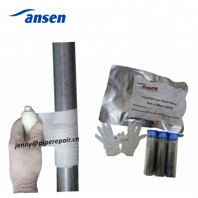 Strong Water Activated Fiberglass Pipe Repair Bandage Easy Operation