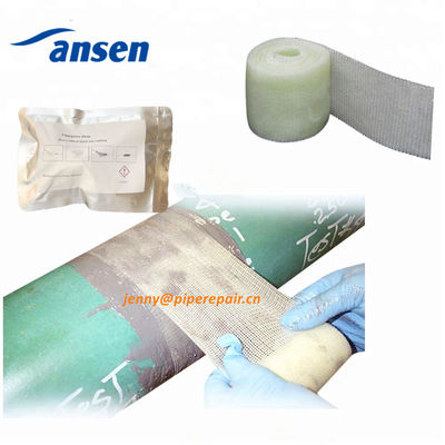Water Activated Fiberglass Epoxy Resin Pipe Repair Tape