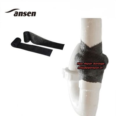 Pipe Repair Bandage Black Color 7.5cm x 360cm Emergency Repair for Leaking Pipeline