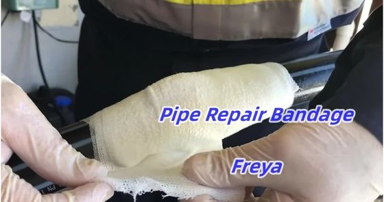 High Pressure Resistant Pipe Leaks Repair Bandage Kits 5cm X 1.5m Fibreglass Pipe Repair Bandage