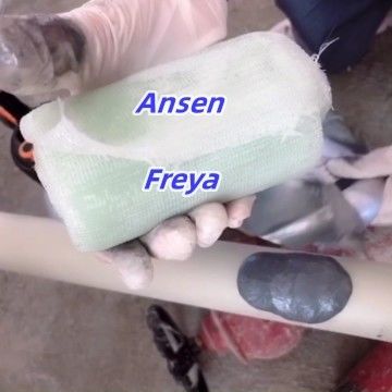 Plumbing Materials Urethane Impregnated Fiberglass Tape Pipe Repair Bandage for Online Pipe Sealing Repair