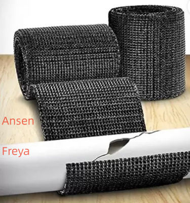 Plumbing Materials Urethane Impregnated Fiberglass Tape Pipe Repair Bandage for Online Pipe Sealing Repair