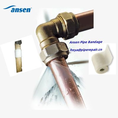 Wholesale Customization Plumbing Material White&Black Woven Fiberglass With Water-Activated Resin Pipe Repair Bandage