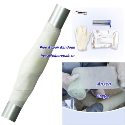 High Pressure Resistant Pipe Leaks Repair Bandage Kits 5cm X 1.5m Fibreglass Pipe Repair Bandage