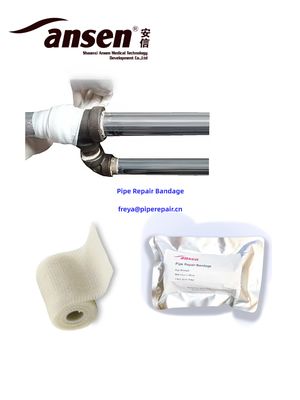 Rapid Curing Moisture Triggered Urethane Impregnated Pipe Repair Bandage Permanently Repair Leaking Water Pipes