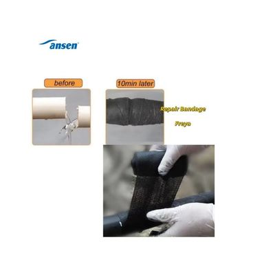Fast Molding Fiberglass Leak Fix Tape For Oil/Gas/Water Pipeline Repair Tape