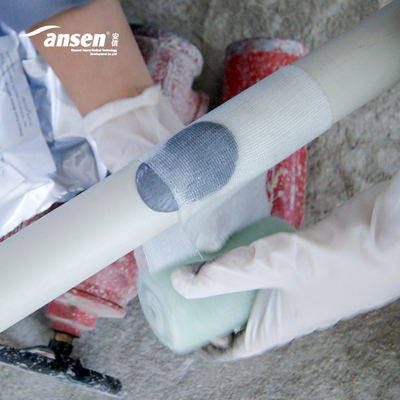 Excellent toughness -Resists cracking fiberglass pipe repair bandage