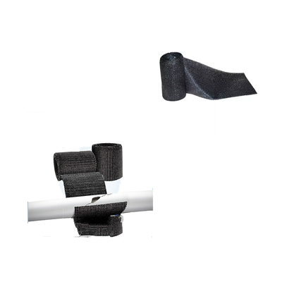Quickly cost-effectively without shut-down water activated Fibers wrapping tape