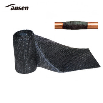 Resin coated fibreglass cloth leak sealing water activated pipe repair wrap kit