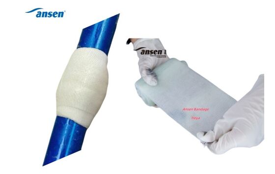 Fast-acting Anti Corrosion Urethane Resin Impregnated Pipe Wrap Repair Bandage with Epoxy Putty for Sealing Holes in Pipeline