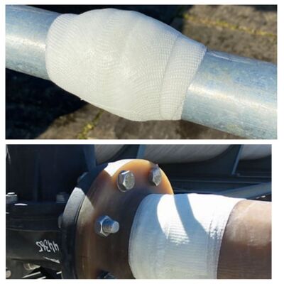 Fast-acting Anti Corrosion Urethane Resin Impregnated Pipe Wrap Repair Bandage with Epoxy Putty for Sealing Holes in Pipeline