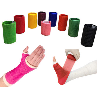Waterproof Damp Proof bone fracture orthopedic Fiberglass Adhesive cast Bandage for Arms