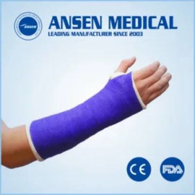 Manufacture Medical Consumable Orthopedic Synthetic Water Activity Fiberglass Casting Tape