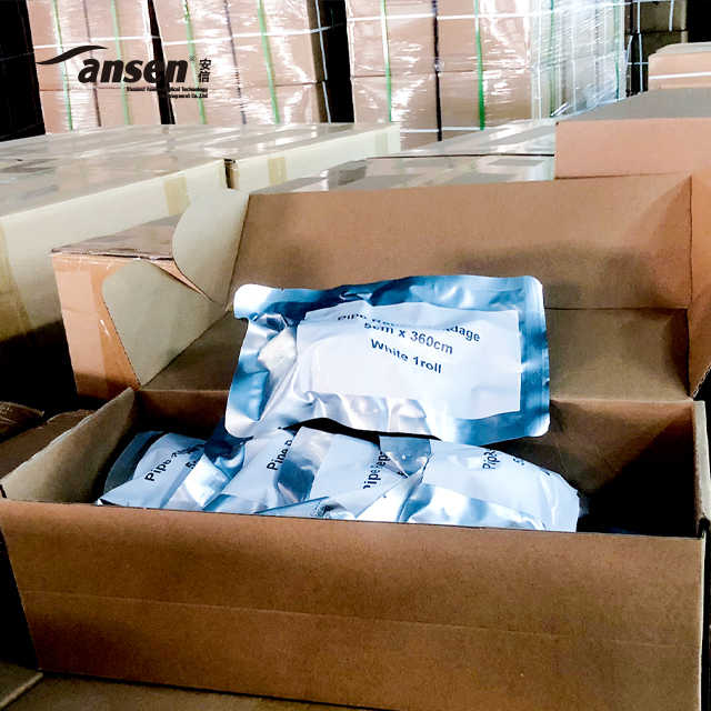 Водоактивированная смола импрегнированная стекловолокнистая труба Ремонт оберточная лента