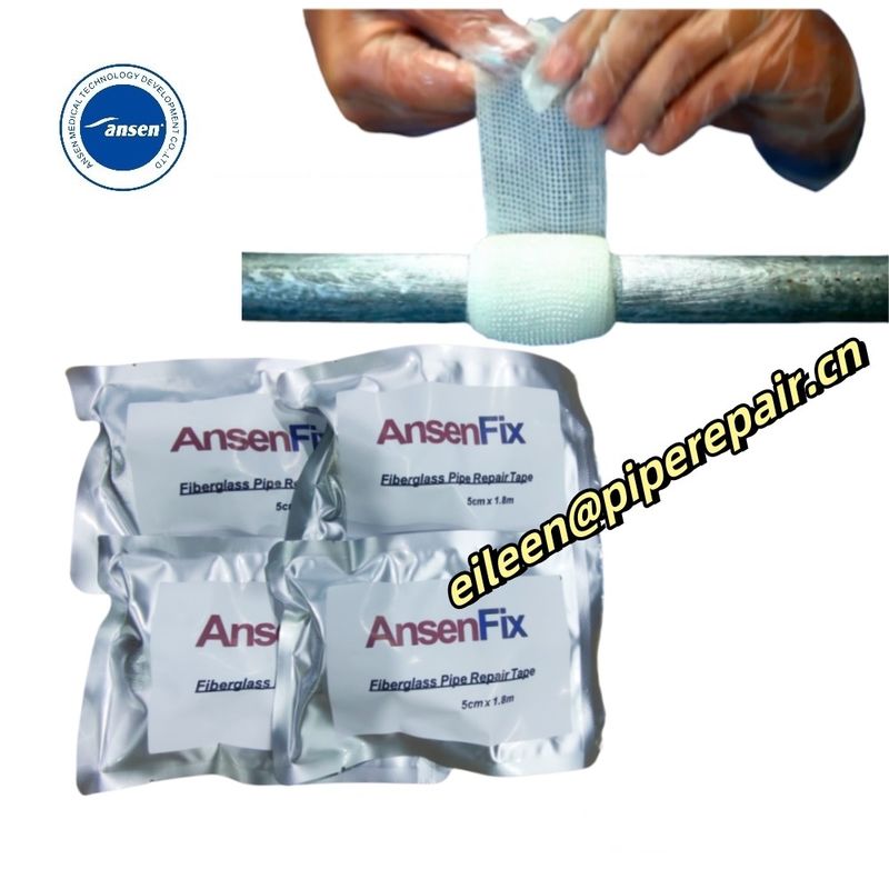 Wrap Seal Quick Repair Kit Water Activated Fiberglass Fix Pipe Repair Bandage Fix Wrap Tape